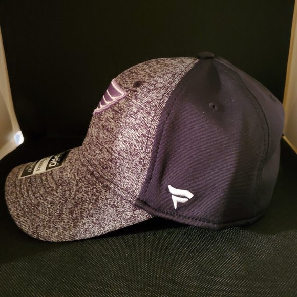 NHL Hockey Fights Cancer Cap Hat St Louis Blues - Picture 3 of 6